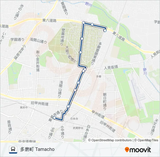 磨01 の路線図