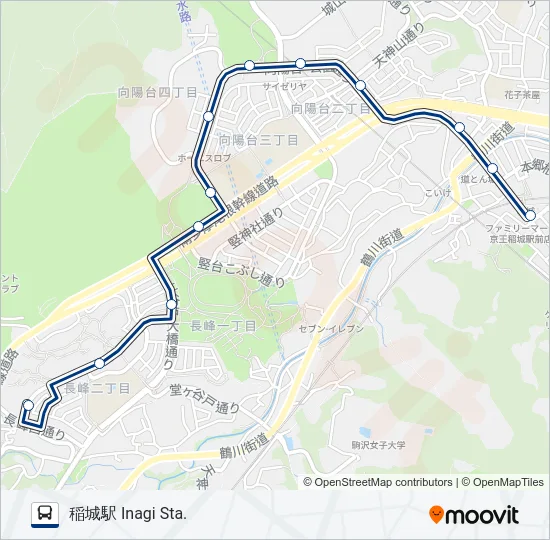 稲11  Line Map