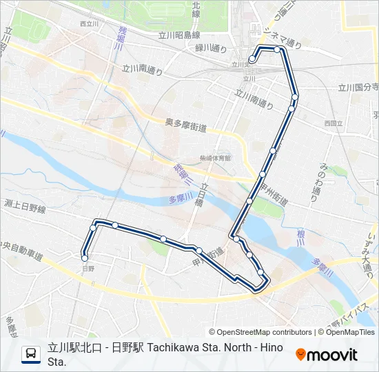 立66  Line Map