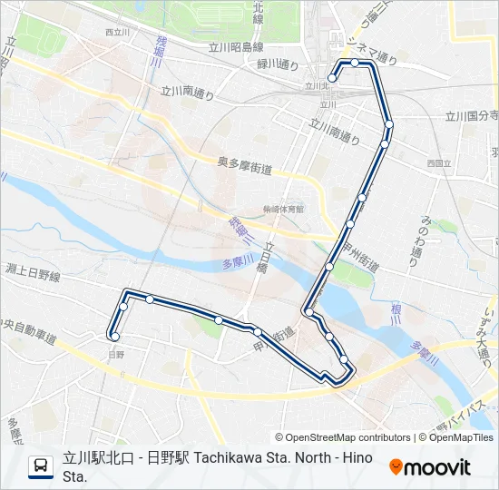 立66  Line Map