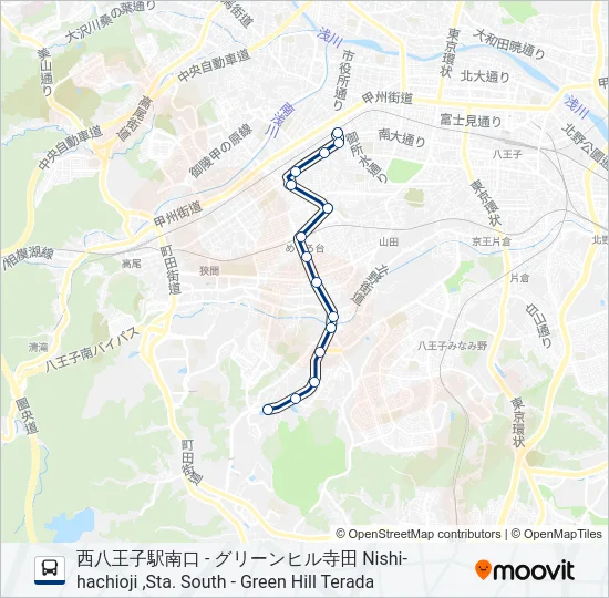 西55  Line Map