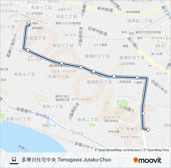 調01 の路線図