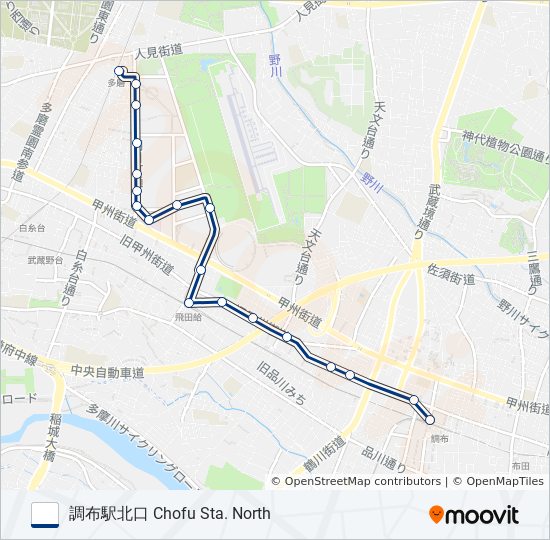 調33 bus Line Map
