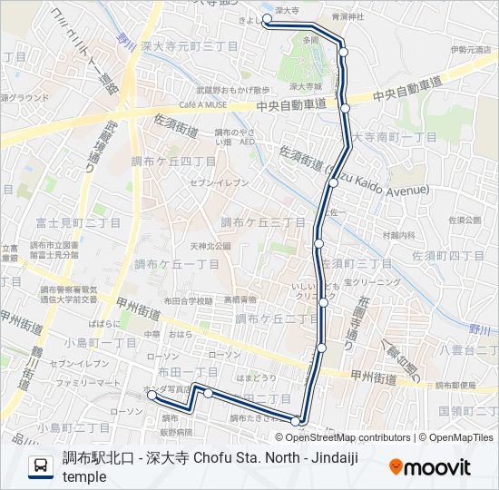 調34 bus Line Map