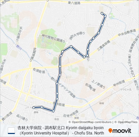 調35 bus Line Map