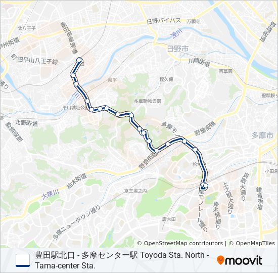 豊32 バスの路線図