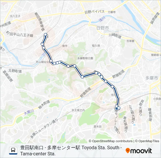豊33 の路線図