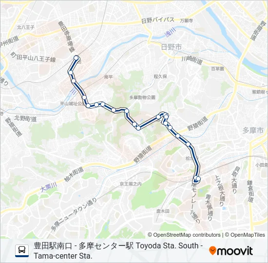 豊33  Line Map