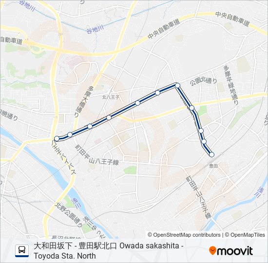 豊55 bus Line Map