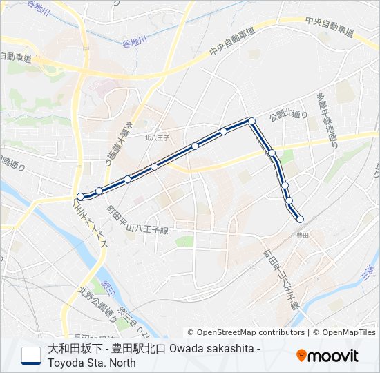 豊55 バスの路線図