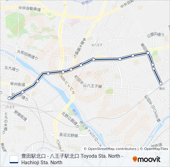 豊56 バスの路線図