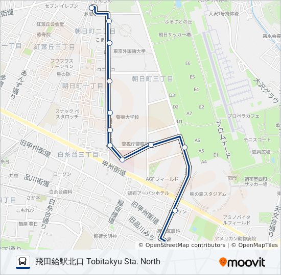 飛02 bus Line Map