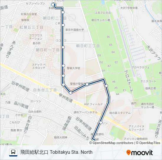 飛02 の路線図
