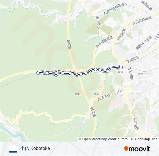 高01 bus Line Map