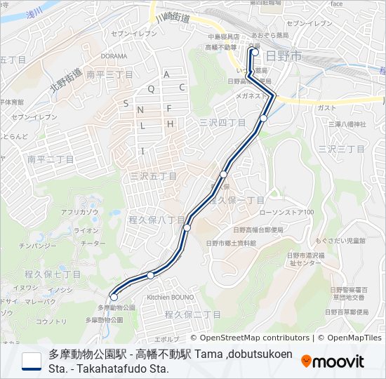 高11 bus Line Map