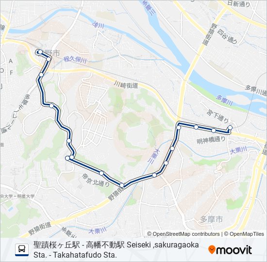 高22 bus Line Map