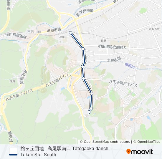 高24 bus Line Map