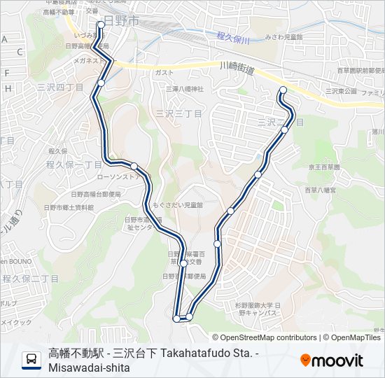 高25 bus Line Map