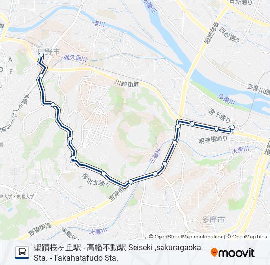 高27 bus Line Map