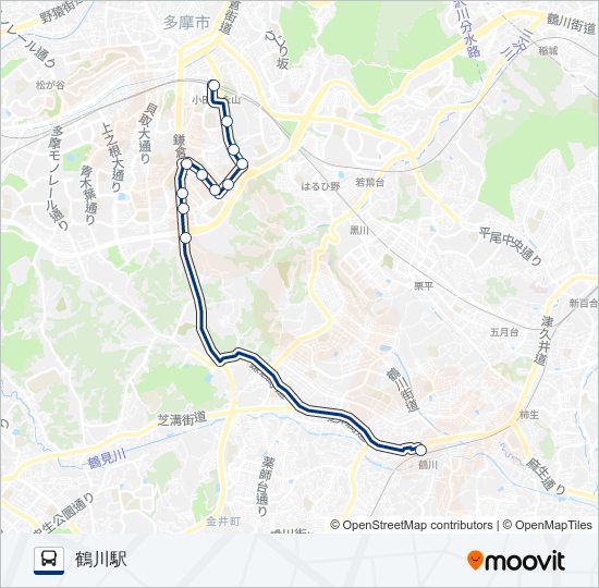 鶴31 bus Line Map