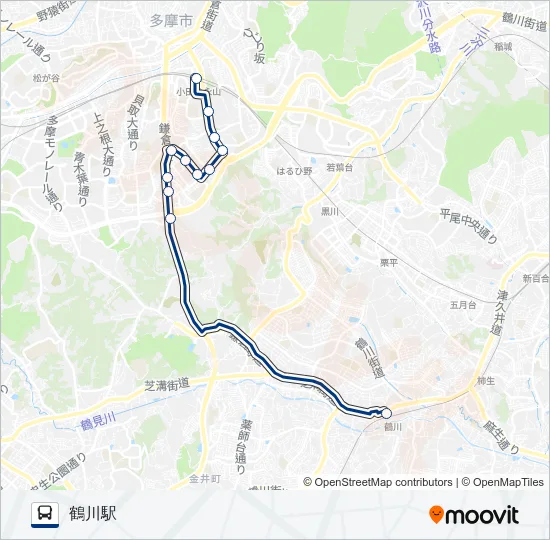 鶴31  Line Map