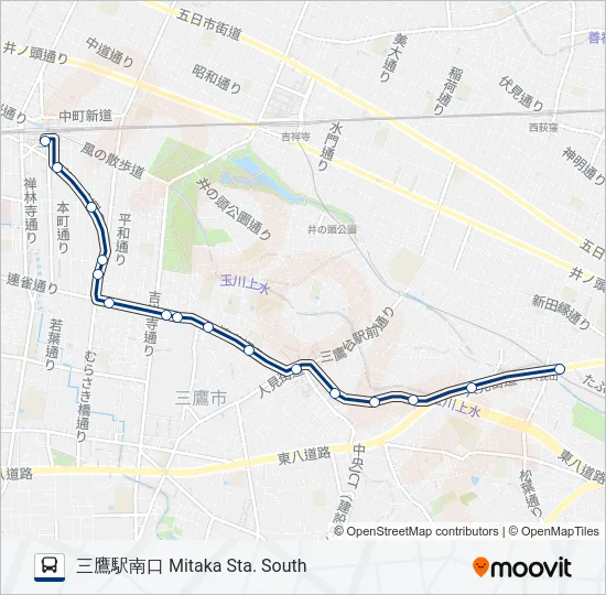 鷹64  Line Map