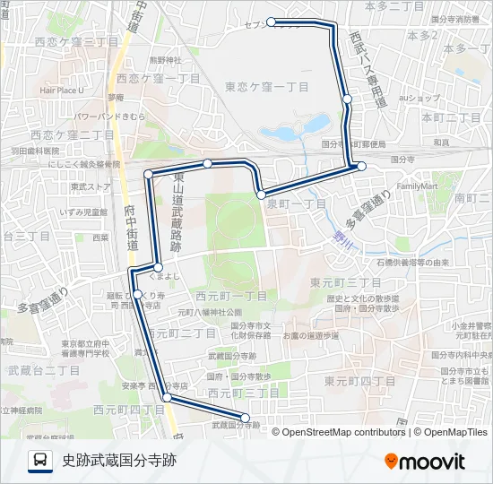 万葉-復  Line Map