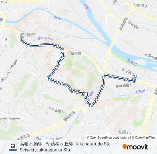 三沢台線  Line Map