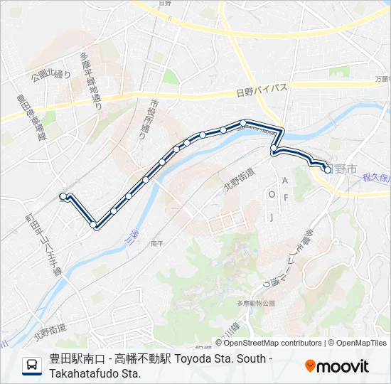 川辺堀内  Line Map