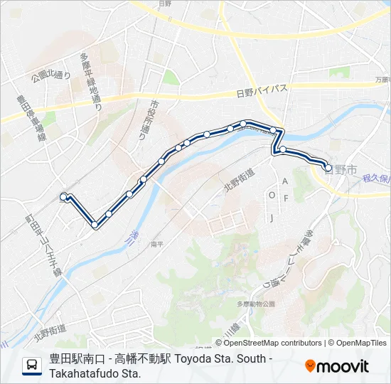 川辺堀内  Line Map