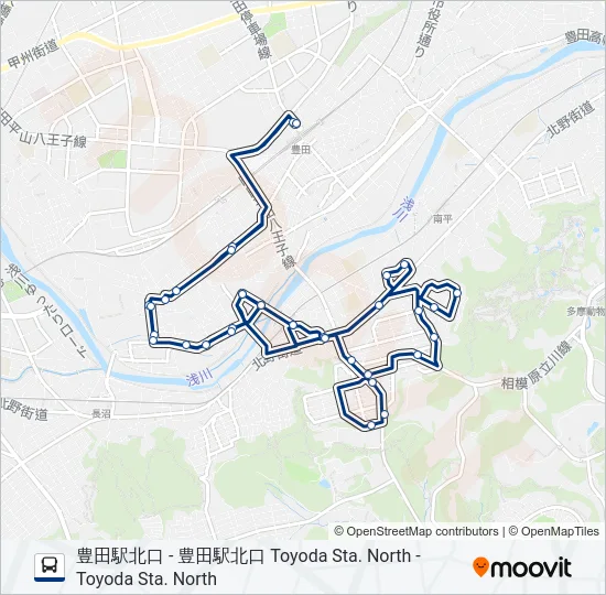 平山循環  Line Map