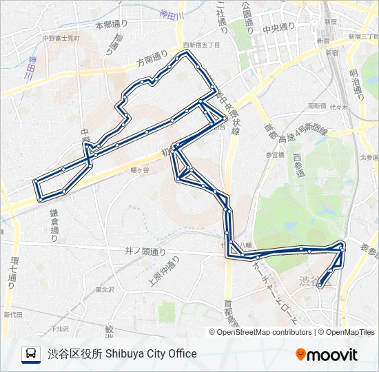 春の小川  Line Map