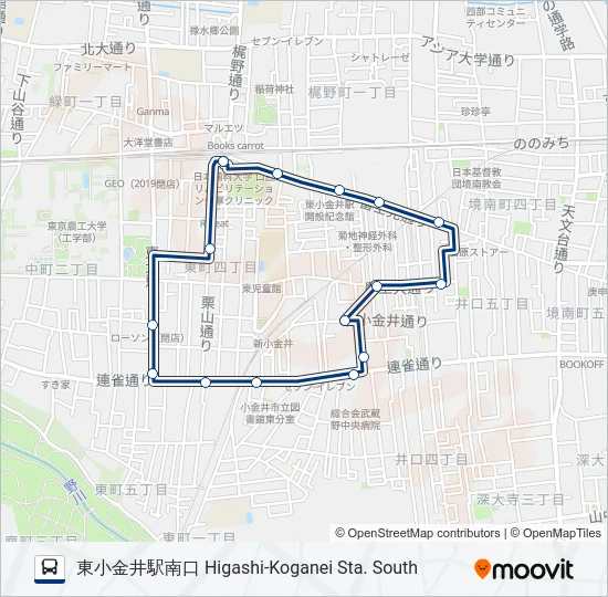 東町循環 の路線図