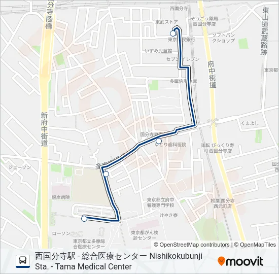 西国01  Line Map