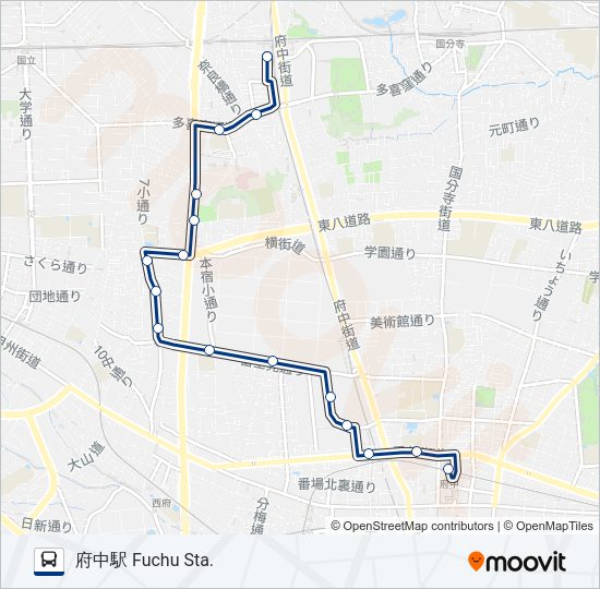 西国45  Line Map