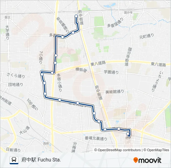 西国45  Line Map