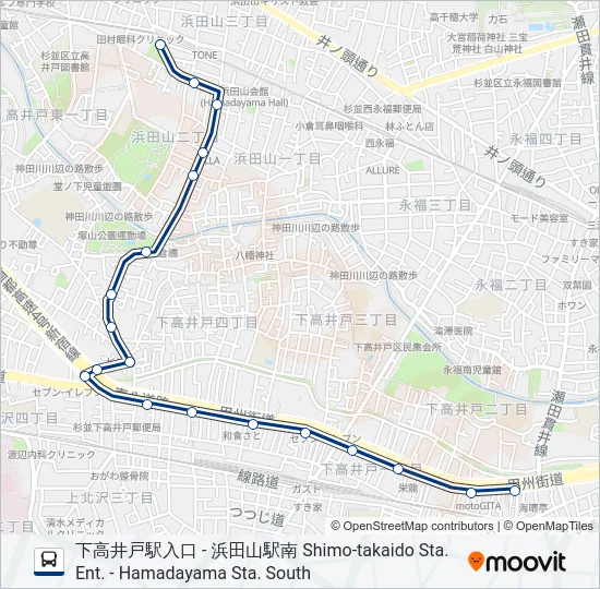 さくら-復  Line Map
