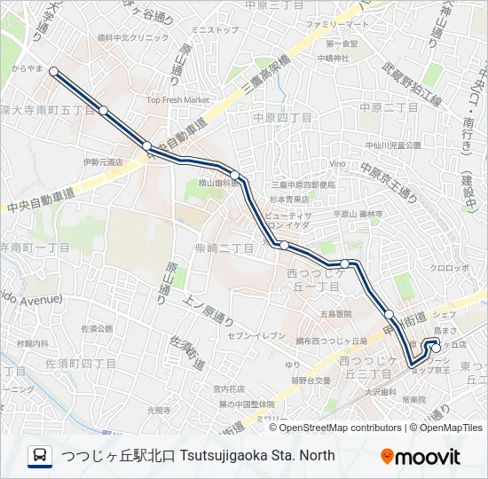 丘21-西  Line Map