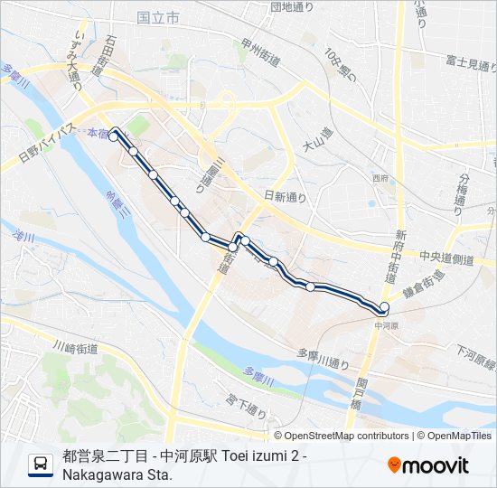 中02-三 bus Line Map