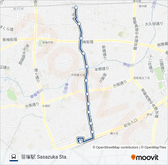 中82-★  Line Map