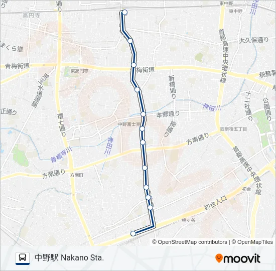中82-★  Line Map
