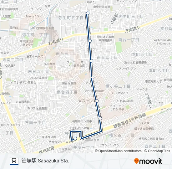 中82-富  Line Map