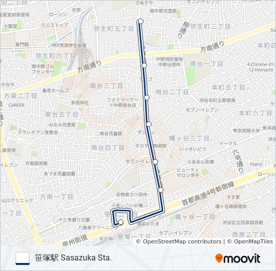 中82-富 bus Line Map
