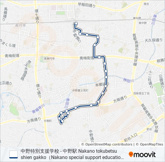 中83-援 bus Line Map