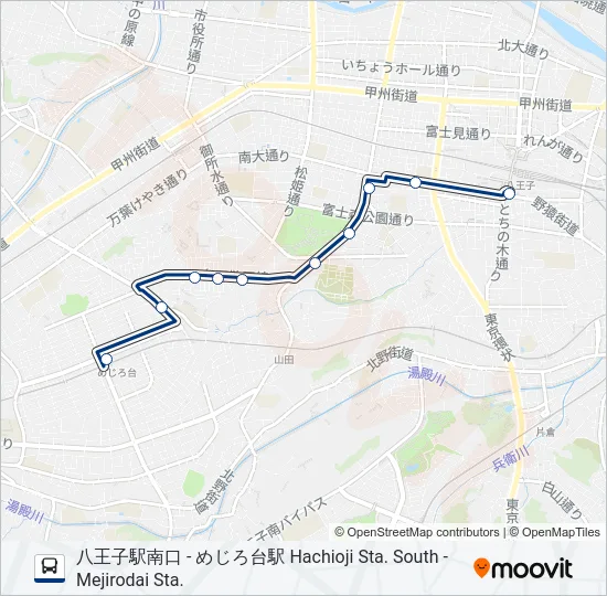 八67-め  Line Map