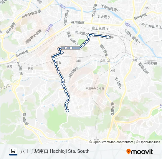 八67-船 の路線図