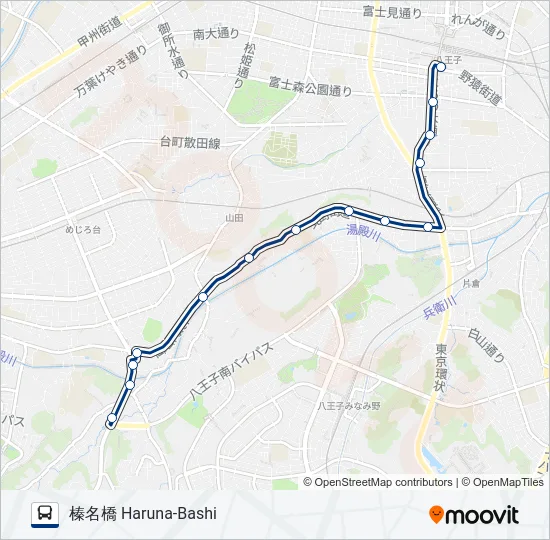 八84-入 の路線図