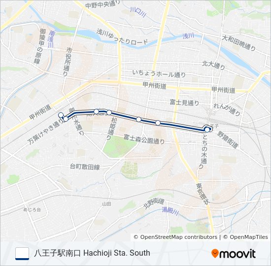 八99-復 bus Line Map