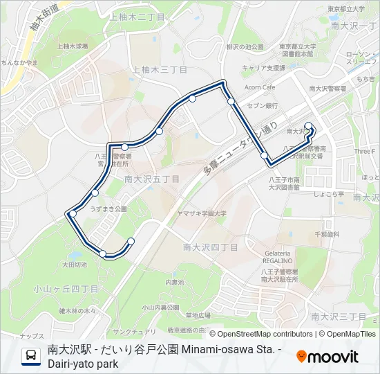 南60-谷  Line Map