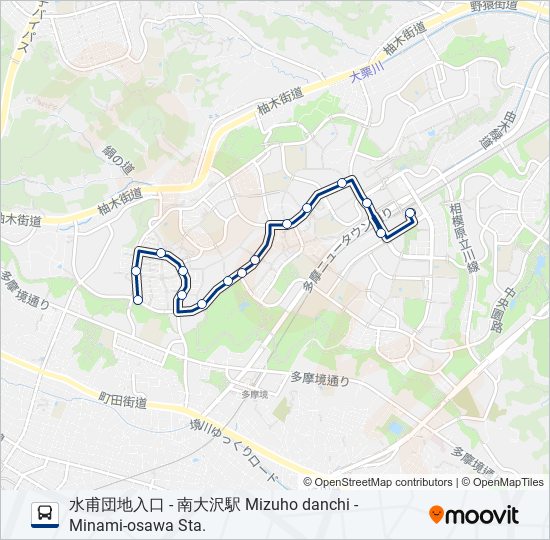 南61-水 bus Line Map